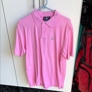 Psycho Bunny Pink Polo Shirt